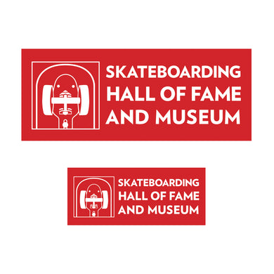 Skateboarding Hall of Fame Museum Stickers