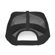 Skateboarding Hall of Fame Trucker Cap — Retro Skate Wheel Design