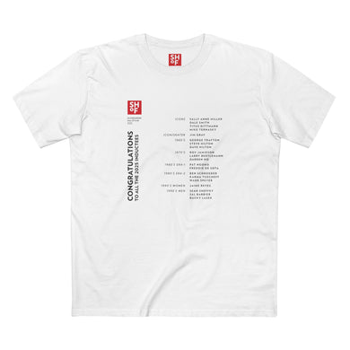 2025 Skateboarding Hall of Fame Inductees - White T-Shirt