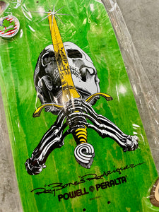 Powell Peralta Ray Bones Rodriquez Skull and Sword Reissue Green