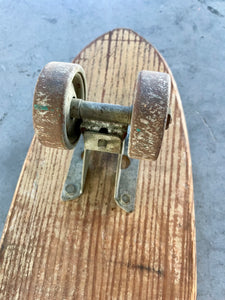 Vintage 1960’s Skateboard with Metal Wheels
