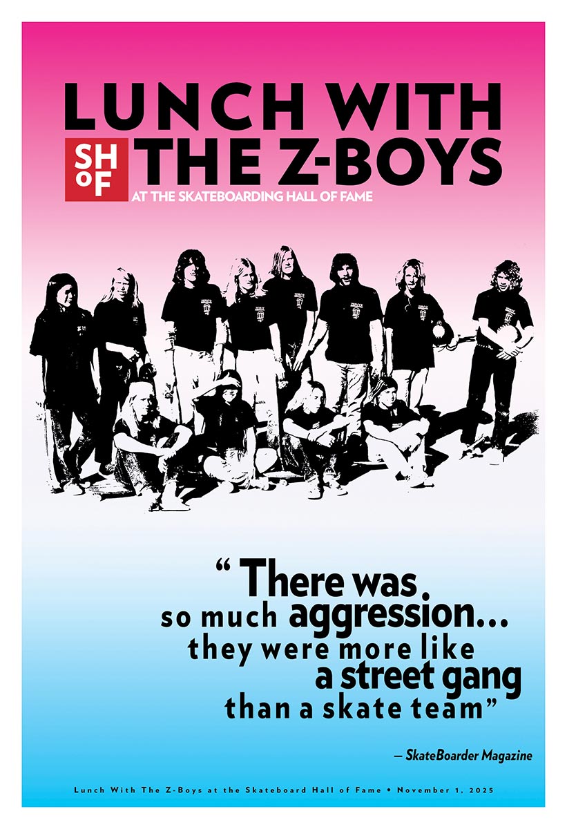 Lunch with the Z-Boys premium poster