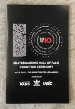 Skateboarding Hall of Fame 2019 Induction Ceremony Official Program