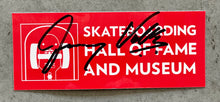 Autographed SHOF 5” Sticker. Signed by 2020 Inductee Jerry Valdez - Free Shipping
