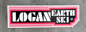 Logan Earth Ski Re-Issue Sticker