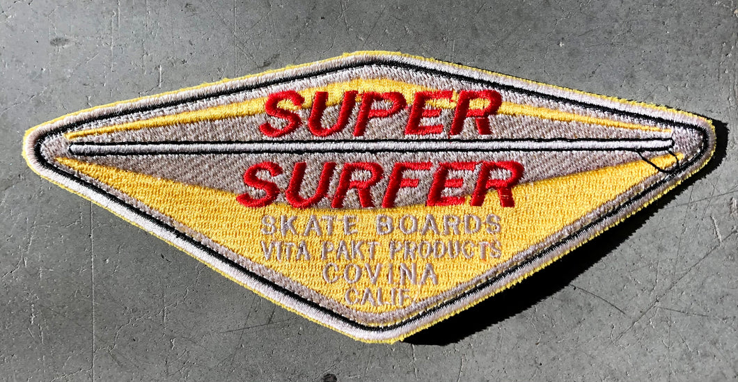 Super Surfer Skate Boards Jacket Patch