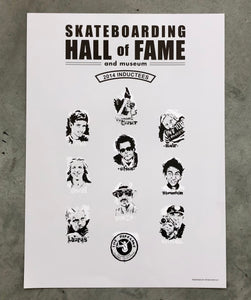 Official 2014 Induction Ceremony Poster